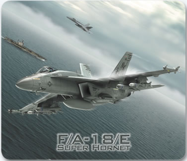 Aircraft Mouse Pad - US Navy F/A-18E Super Hornet